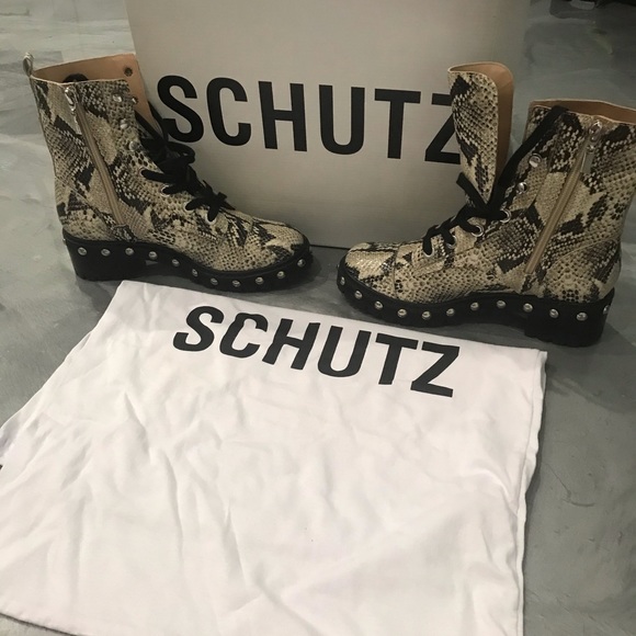 SCHUTZ Andrea snake print boots - Picture 2 of 3